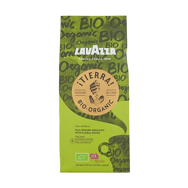 LAVAZZA TIERRA BIO COFFEE IN POWDER PACK 180G X 6