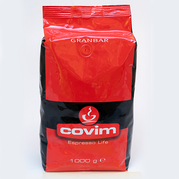 COVIM COFFEE BEANS COVIM GRANBAR BAG 1000G X 6