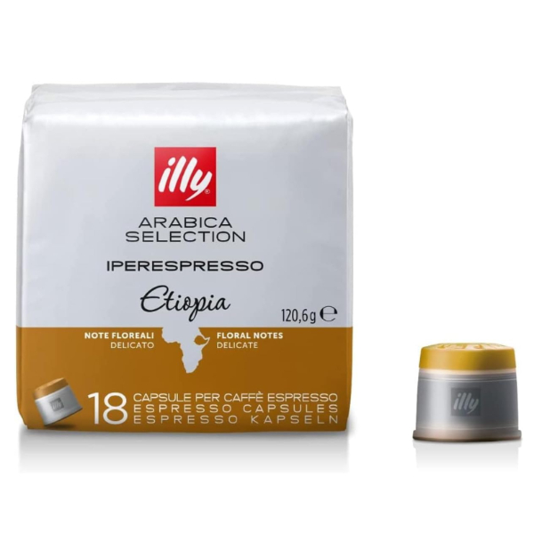 CAFFE ILLY IPERESPRESSO X 18 CAPSULES – ETHIOPIA