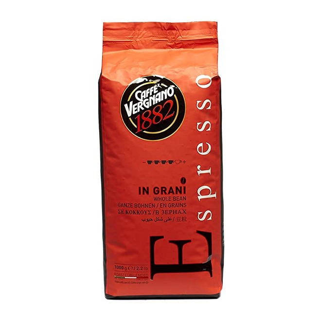 COFFEE BEANS VERGNANO ESPRESSO BAG 1000G X 6