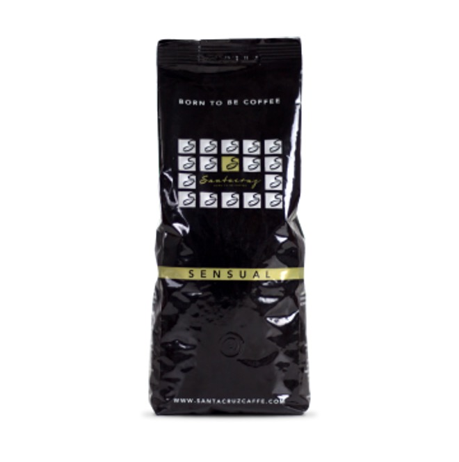 COFFEE SANTACRUZ SENSUAL BEANS BAG 1000 G X 6