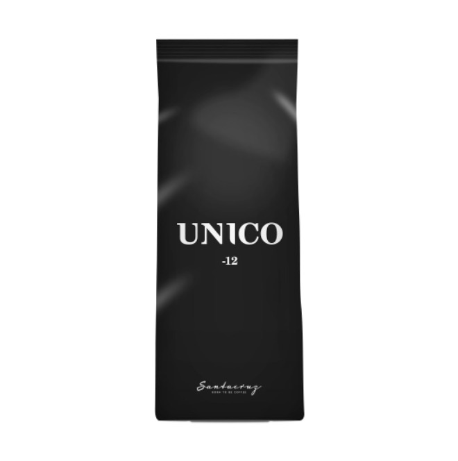 COFFEE SANTACRUZ UNICO12 BEANS BAG 1000 G X 6