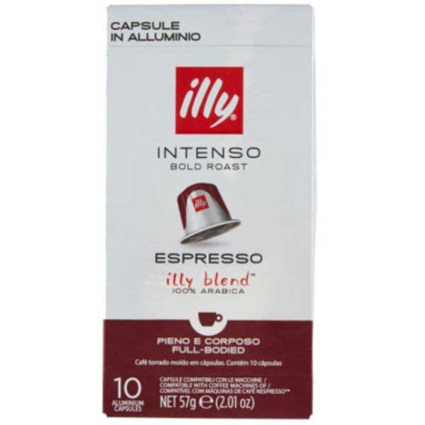 CAFFE ILLY ESPRESSO INTENSO CAPSULES 5,7GRX10X10