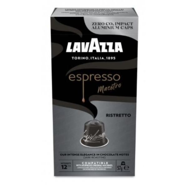 CAFFE LAVAZZA RISTRETTO CASE W/ 10 CAPS COMP. NESPR X 10