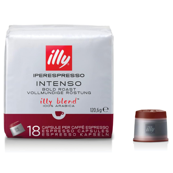 CAFFE ILLY IPERESPRESSO X 18 CAPSULES – INTENSO