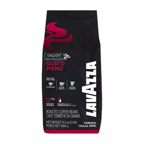 LAVAZZA COFFEE BEANS GUSTO PIENO BAG 1000G X 6