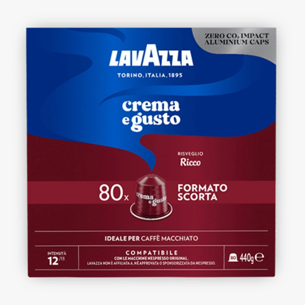 COFFEE LAVAZZA A MODO MIO CREMA E GUSTO RICCO BOX 36 CAPS