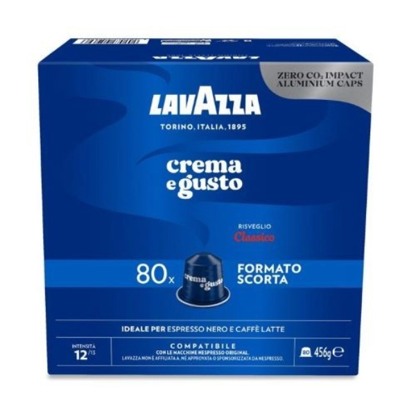 CAFFE LAVAZZA CREMA&GUSTO CLASSICO CASE W/ 10 CAPS COMP. NESPR X 10