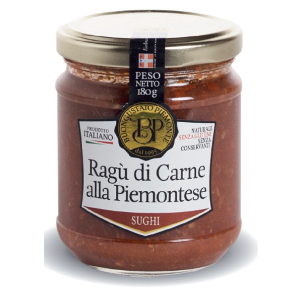 PIEDMONT MEAT RAGOUT 1X180GR GLASS JAR