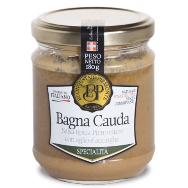 BAGNA CAUDA PIEDMONT SAUCE 1X180GR GLASS JAR