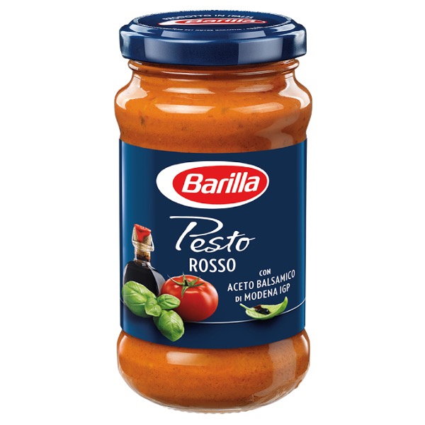 BARILLA PESTO ROSSO SAUCE 12X190GR GLASS JAR