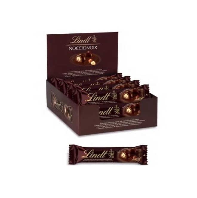 LINDT CIOCC. NOCCIONOIR BARRETT 40G X 18