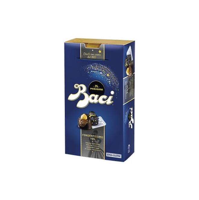 PERUGINA BACI 70% FONDENTISSIM O BIJOU 200G X 10