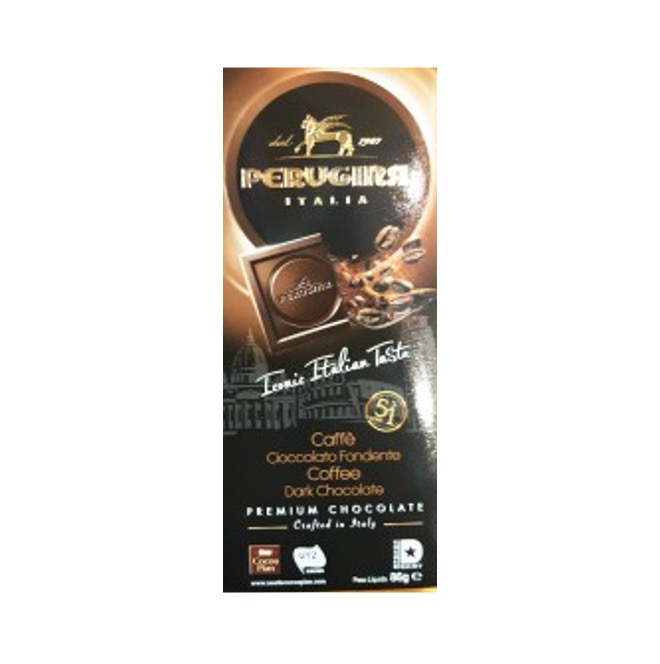 PERUGINA DARK CHOCOLATE COFFEE TABLET 86GX12