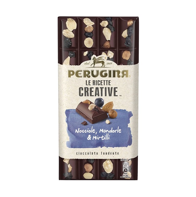 PERUGINA CREATIVE DARK/HAZELN/ ALMOND/BLKBERR TABLET 195GX15