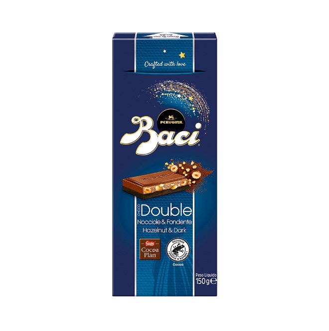 PERUGINA BY BACI DARKCHOCOLATE TABLET 150GX14