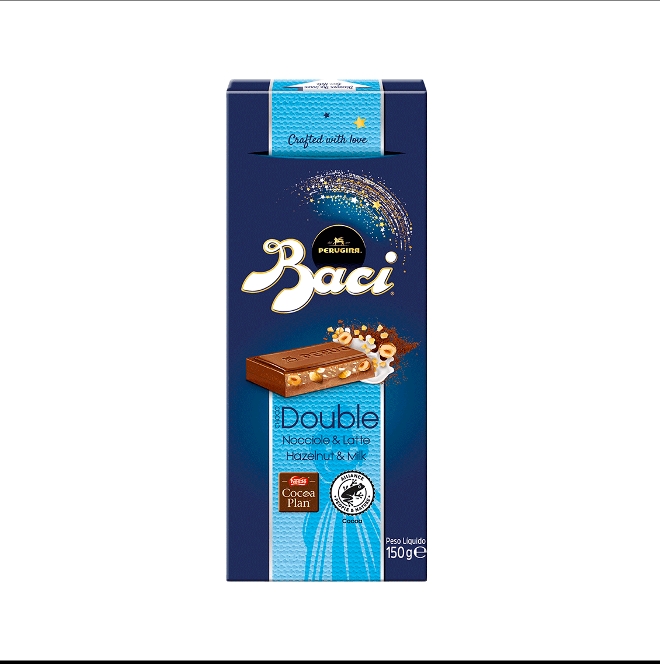 PERUGINA BY BACI MILK CHOCOLAT TABLET 150GX14