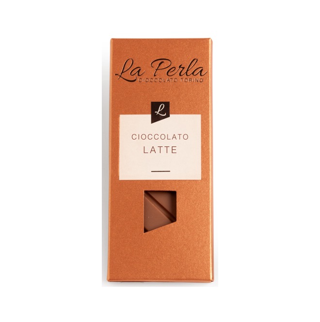 LA PERLA MILK CHOCOLATE BAR 60GX24