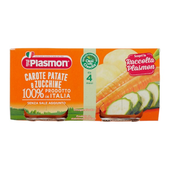 PLASMON OMO CARRODS POTATO COURGETTE GR 80X2X12