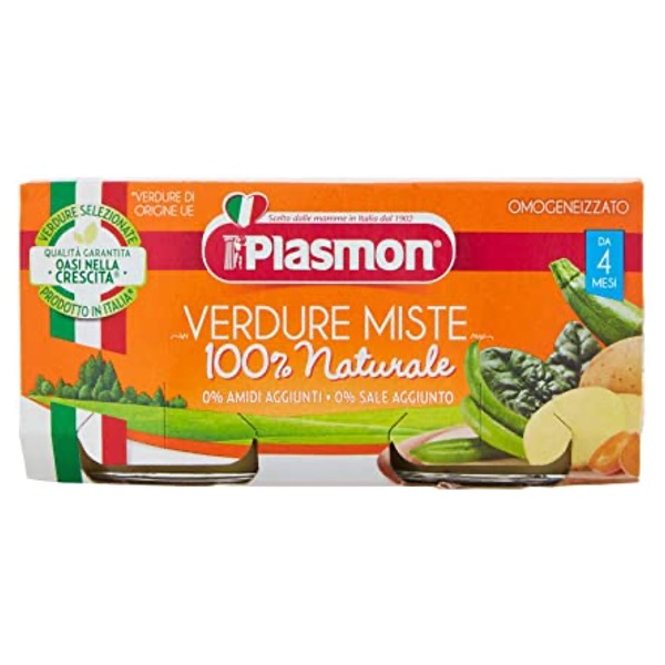 PLASMON OMO MIXED VEGETABLES GR 80X2X12