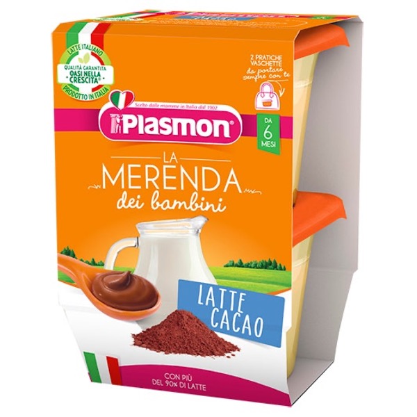 PLASMON DESSERT MILK BASED AND COCOA GR 120X2X12