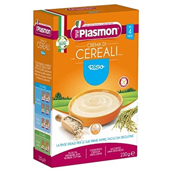 PLASMON CEREALS CREAM – RICE GR.230 X 1 X 6