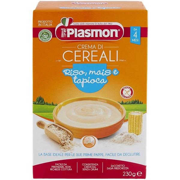 PL CREMA CEREALI RISO/MAIS/TAP 230G.X6