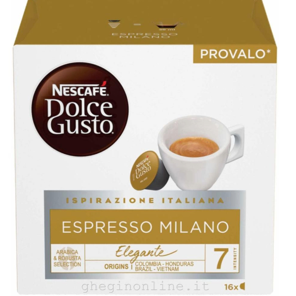 COFFEE NESCAFE’ DOLCE GUSTO ESPRESSO MILANO 16 CAPS