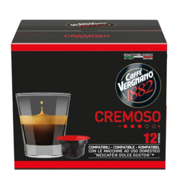 CAFFE VERGNANO CREMOSO CASE W/ 10 CAPS COMP. NESPR X 12