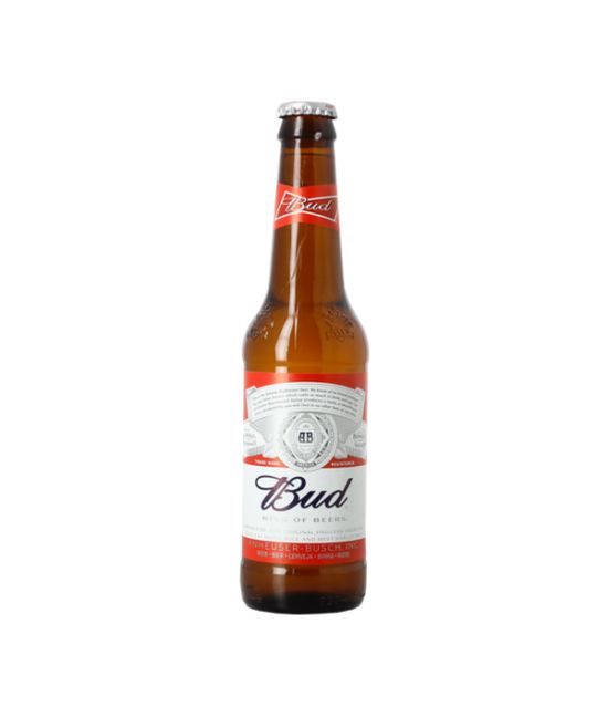 BEER BUD BUDWEISER LAGER 5% VOL. CL.33 X 24 BOTTLES