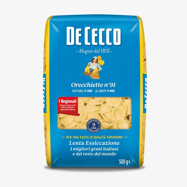 PASTA DE CECCO ORECCHIETTE 500GX24