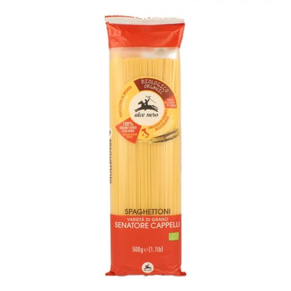 PASTA ALCE NERO SPAGHETTONI500GX12