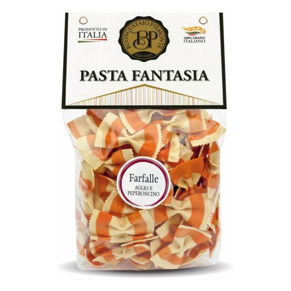 PASTA BUONGUSTAIO FARFALLE GARLIC PEPPER 250GX12