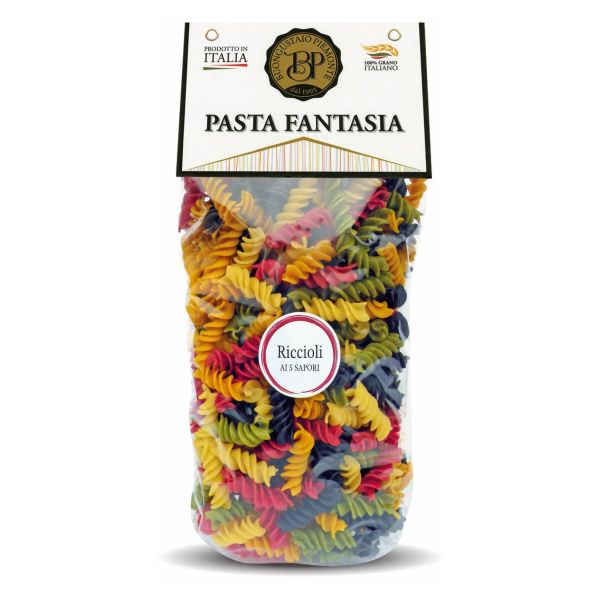 PASTA BUONGUSTAIO 5 FLAVORS RICCIOLI 500GX12