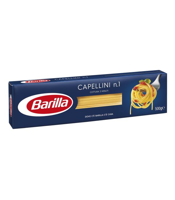 PASTA BARILLA DURUM WHEAT CAPELLINI 500G X 24