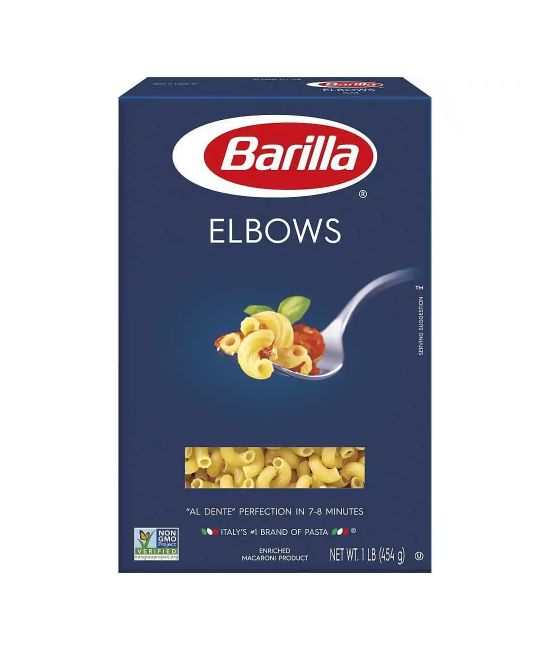 PASTA BARILLA ELBOW 500GX14