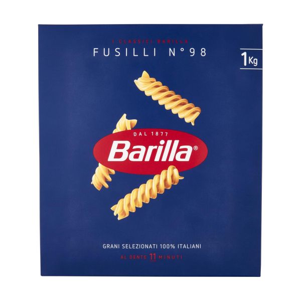 PASTA BARILLA FUSILLI 1KGX18
