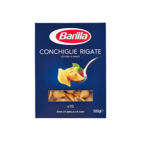 PASTA BARILLA STRIPED CONCHIGLIE 500GX12
