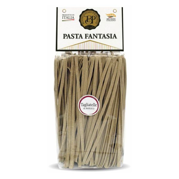DURUM WHEAT SEMOLINA TAGLIATELLE PASTA WITH BASIL BUONGUSTAIO 500GX12