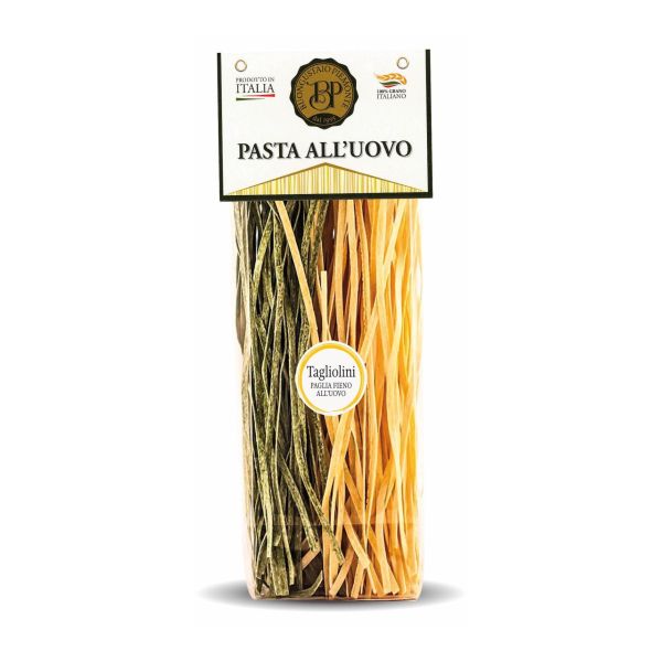PASTA BUONGUSTAIO STRAW AND HAY EGG TAGLIOLINI 250GX12