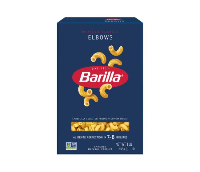 PASTA BARILLA ELBOW 500GX16