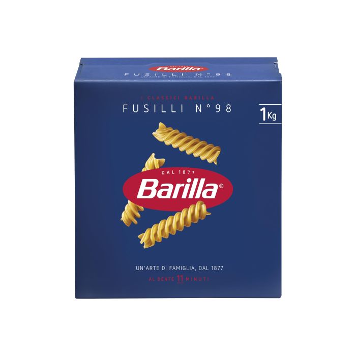 PASTA BARILLA FUSILLI 1 KG X 12