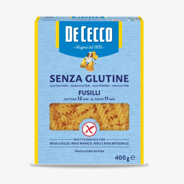 PASTA DE CECCO GLFR FUSILLI 400GX12
