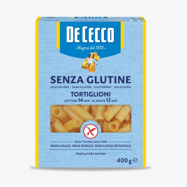 PASTA DE CECCO GLFR TORTIGLIONI 400GX12