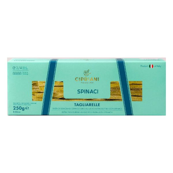 CIPRIANI TAGLIARELLE UOVO SPINACI GR.250
