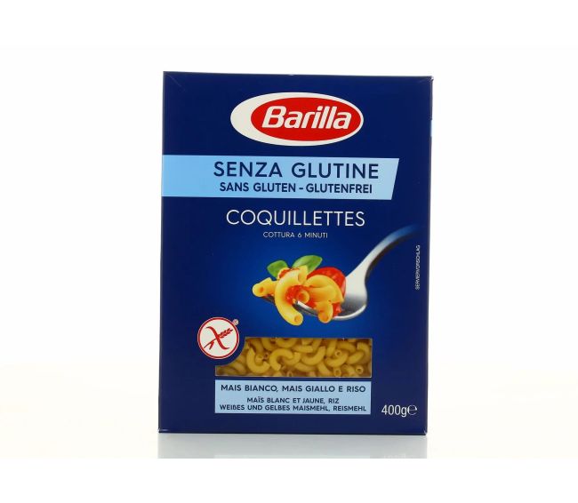 PASTA BARILLA GLFR COQUILLETTES 400GX12