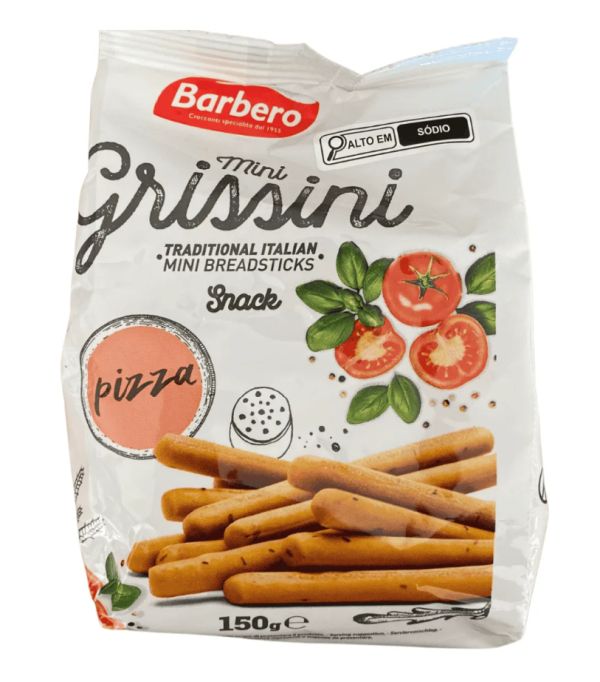 TRADITIONAL ITALIAN MINI BREADSTICK PIZZA BARBERO 150 GR X 10
