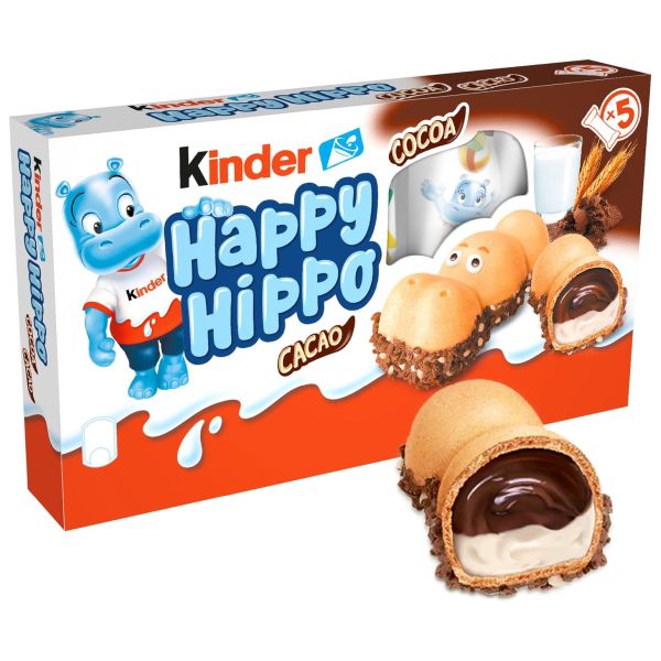 KINDER HAPPY HIPPO CACAO 20.7 G X 5 PZ