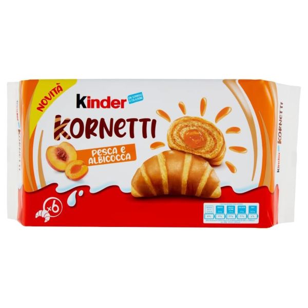FERRERO KINDER ALBICOCCA KORNETTI 42 GR
