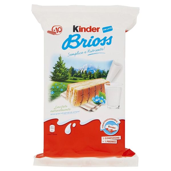 KINDER BRIOSS AL LATTE 28 G T10 X 12